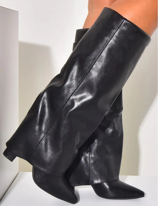ANURA - LEDERSTIEFEL SCHWARZ